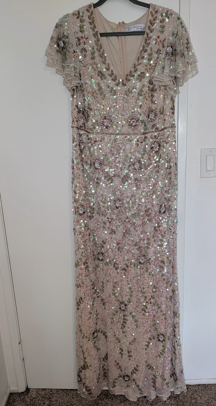 Mac Duggal Sequin Formal Gown NWT Size 20 Absolutely gorgeous!!!
